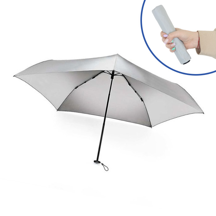 Fulton Aerolite Grey Lightweight Ladies' Small Umbrella