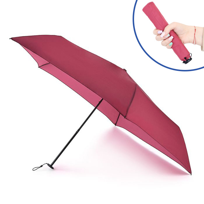 Fulton Aerolite Red Lightweight Ladies' Small Umbrella