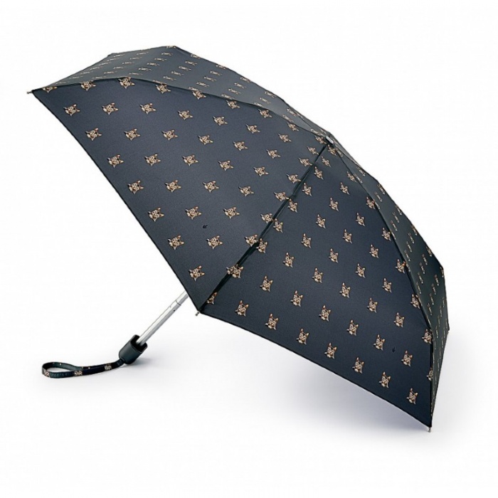 Fulton Tiny Meow Ultra-Compact Handbag Umbrella