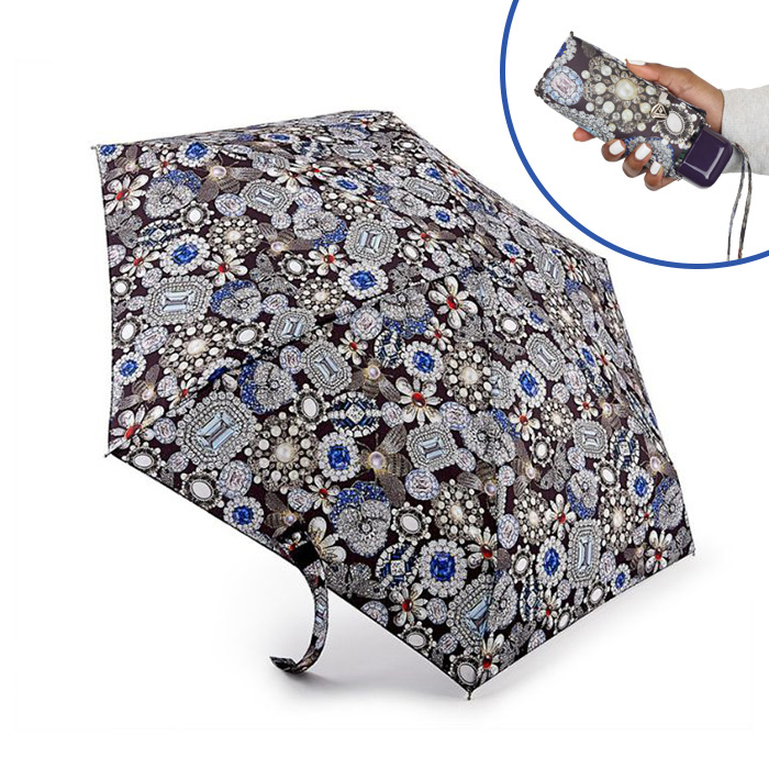Fulton Tiny The Crown Jewels Ultra-Compact Handbag Umbrella