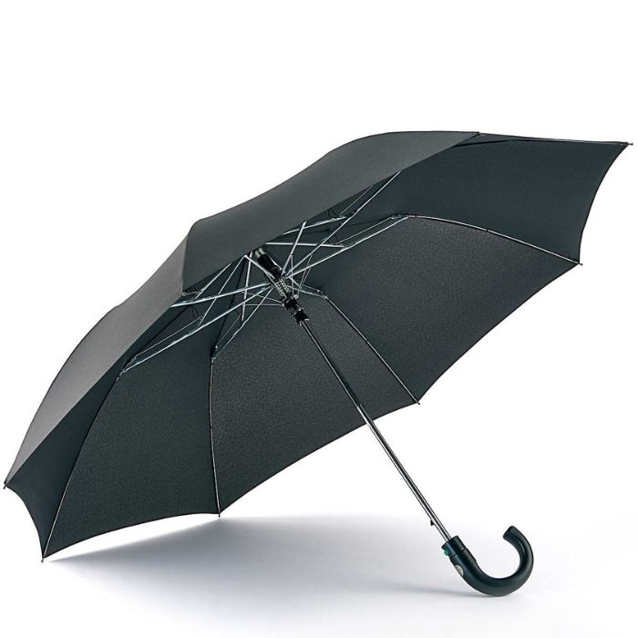 Fulton Ambassador Black Gents' Automatic Folding Umbrella