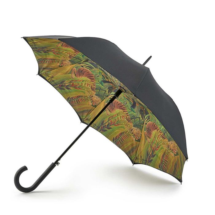 Fulton Bloomsbury National Gallery Ladies' Automatic Walking Umbrella ('Surprised!' by Henri Rousseau)