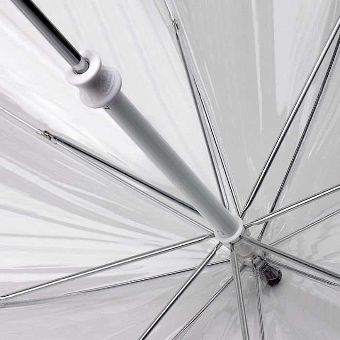 Fulton Funbrella Silver Children's Clear Dome Umbrella