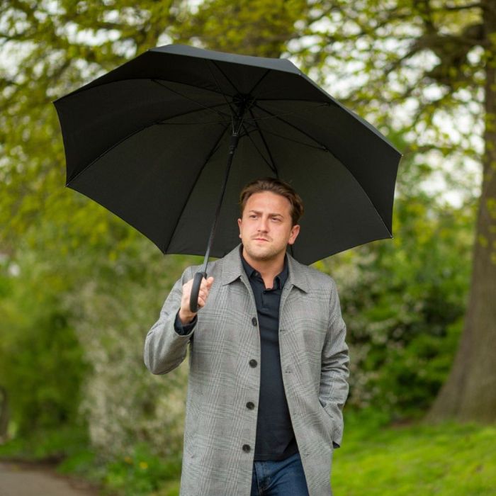 Fulton Knightsbridge Black Gents' Walking Umbrella
