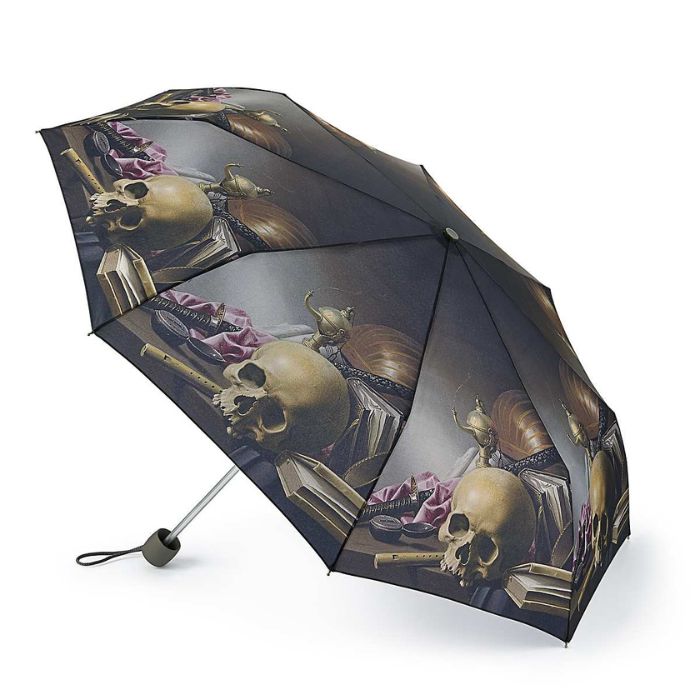 Fulton Minilite National Gallery Compact Foldable Umbrella ('Still Life' by Harmen Steenwyck)