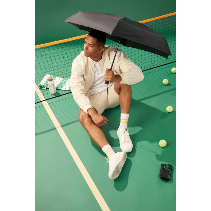 Fulton Storm Black Men's Wind-Resistant Ultra-Compact Umbrella