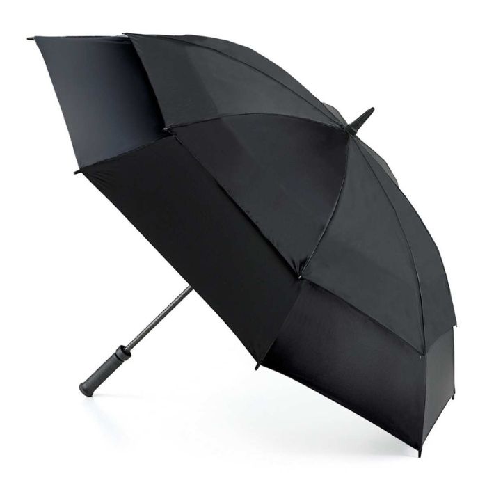 Fulton Stormshield Black Supersize Wind-Resistant Golf Umbrella