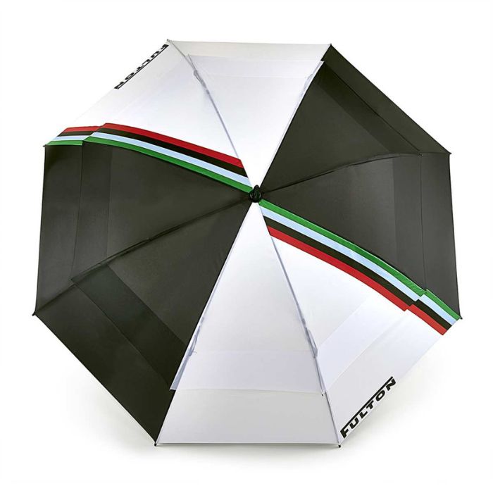 Fulton Stormshield Stripe Supersize Wind-Resistant Golf Umbrella