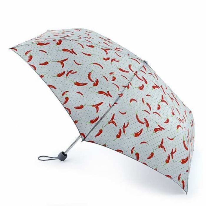 Fulton Superslim Hot Chillies Women's Lightweight Folding Umbrella