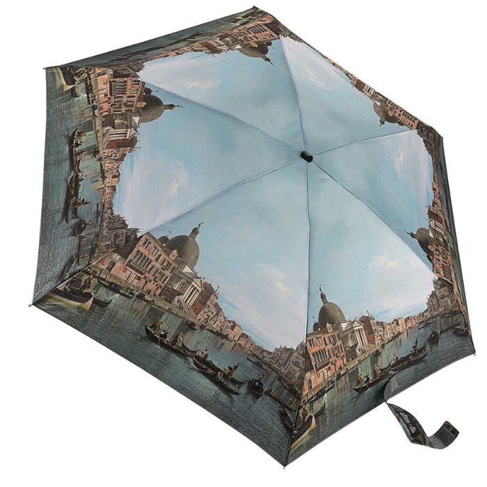 Fulton Tiny National Gallery Ultra-Compact Foldable Umbrella ('Venice: The Grand Canal' by Canaletto)
