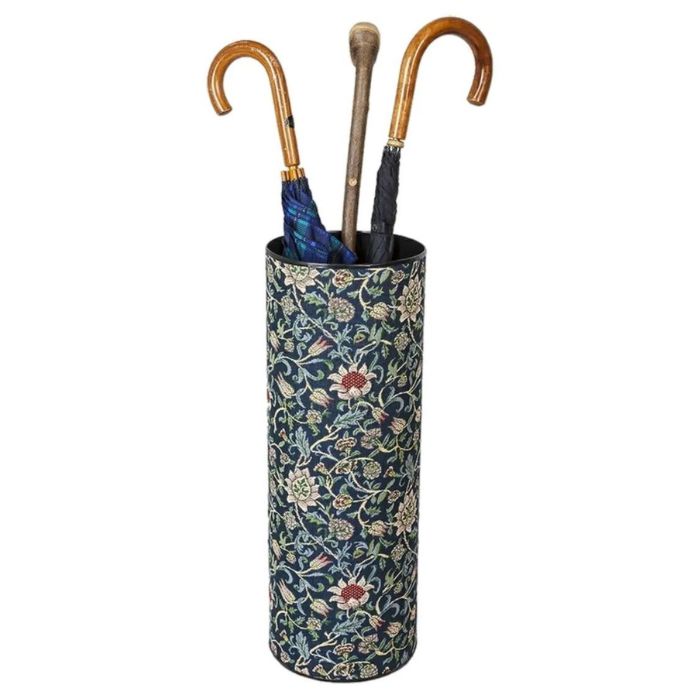 Hines of Oxford Evenlode Flowers Blue Tapestry Indoor Umbrella Stand