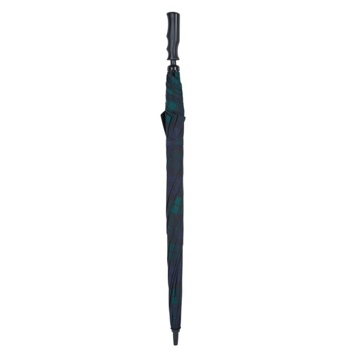 Large Windproof Black Watch Tartan Golf Umbrella
