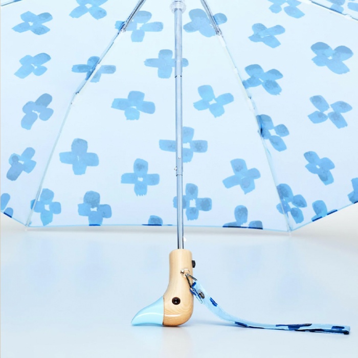 Original Duckhead Floral Rain Eco-Friendly Duck Handle Umbrella