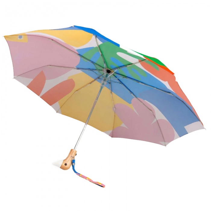 Original Duckhead Matisse Print Eco-Friendly Duck Handle Umbrella