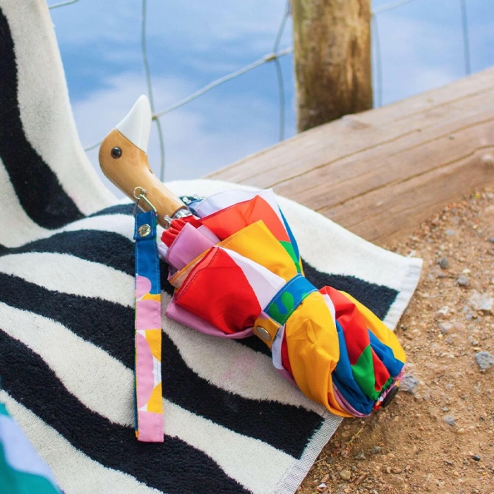 Original Duckhead Matisse Print Eco-Friendly Duck Handle Umbrella