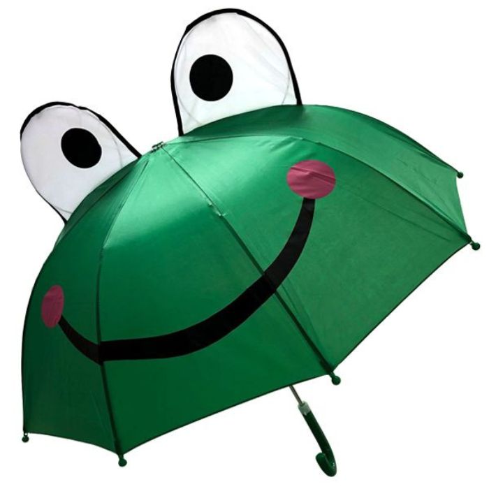 Soake 3D Pop-Up Kids Frog Umbrella