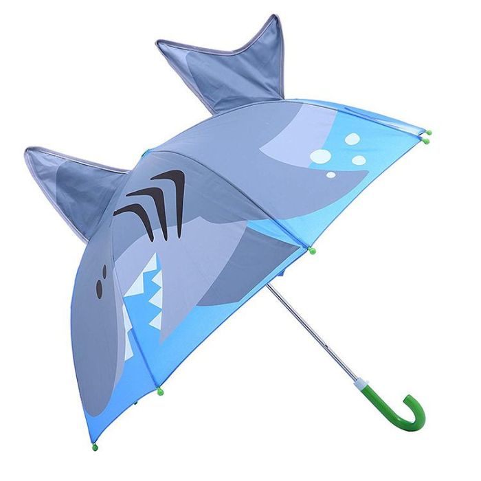 Soake 3D Pop-Up Kids' Shark Umbrella