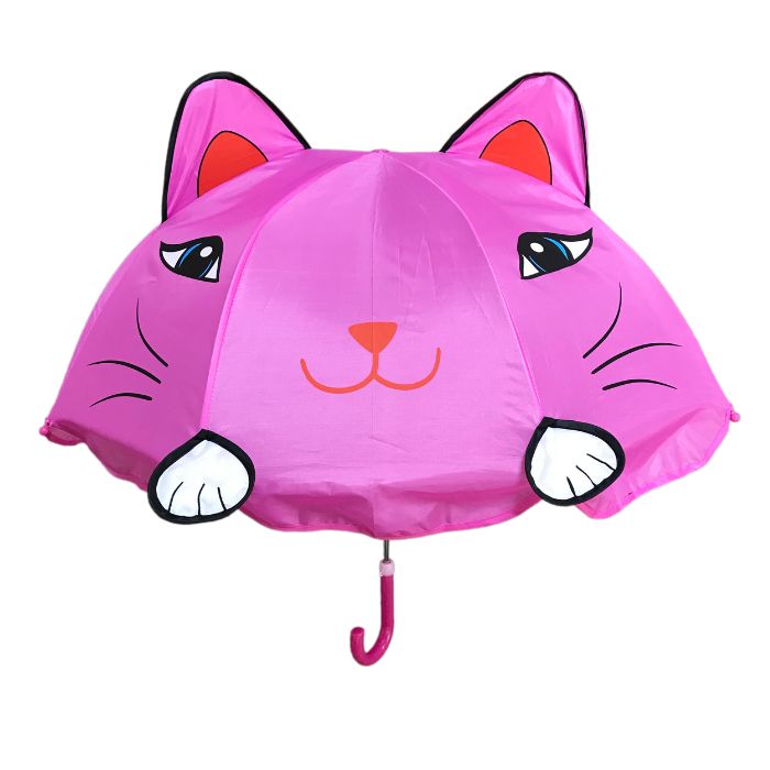 Soake 3D Pop-Up Kids' Cat Umbrella