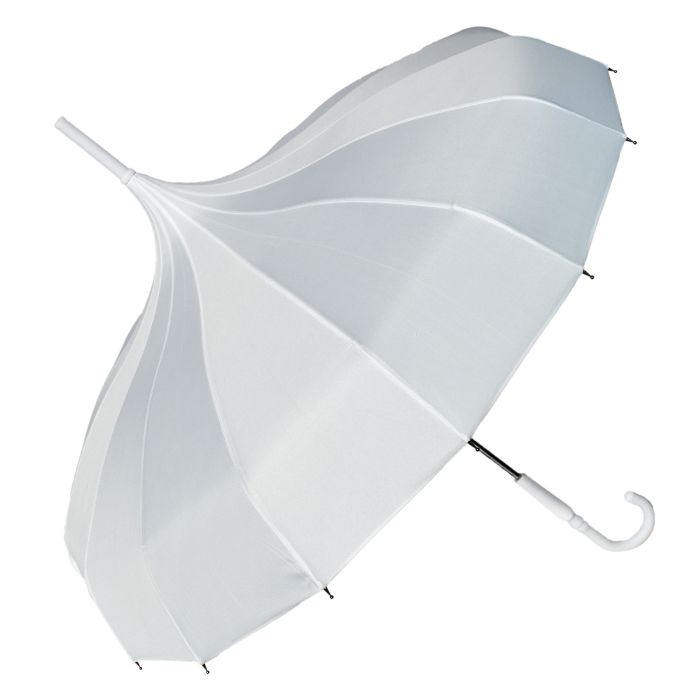 Soake Boutique Classic Pagoda Umbrella (White)