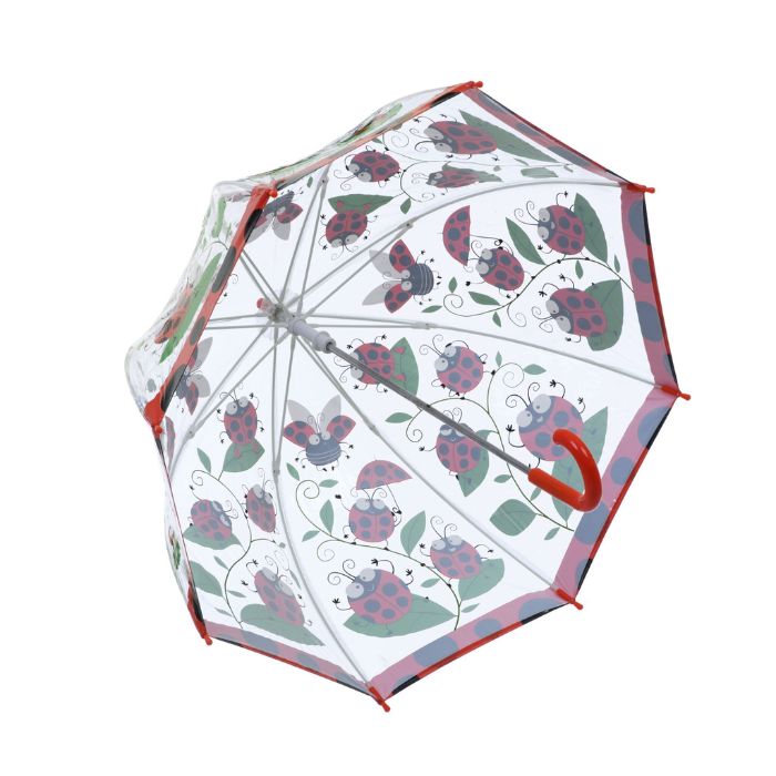 Soake Bugzz Kids' Clear Dome Ladybird Umbrella