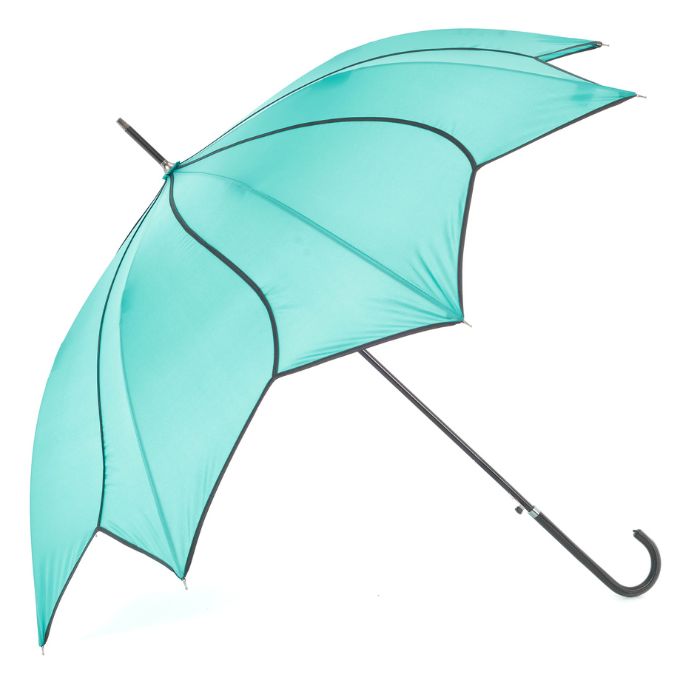 Soake Everyday Swirl Automatic Walking Umbrella (Teal)