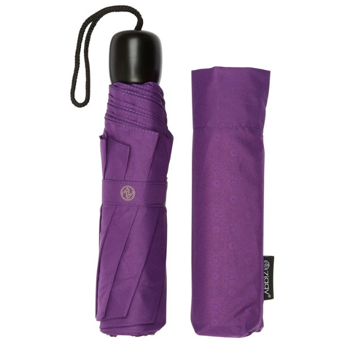 Ziggy Purple Small Folding Umbrella