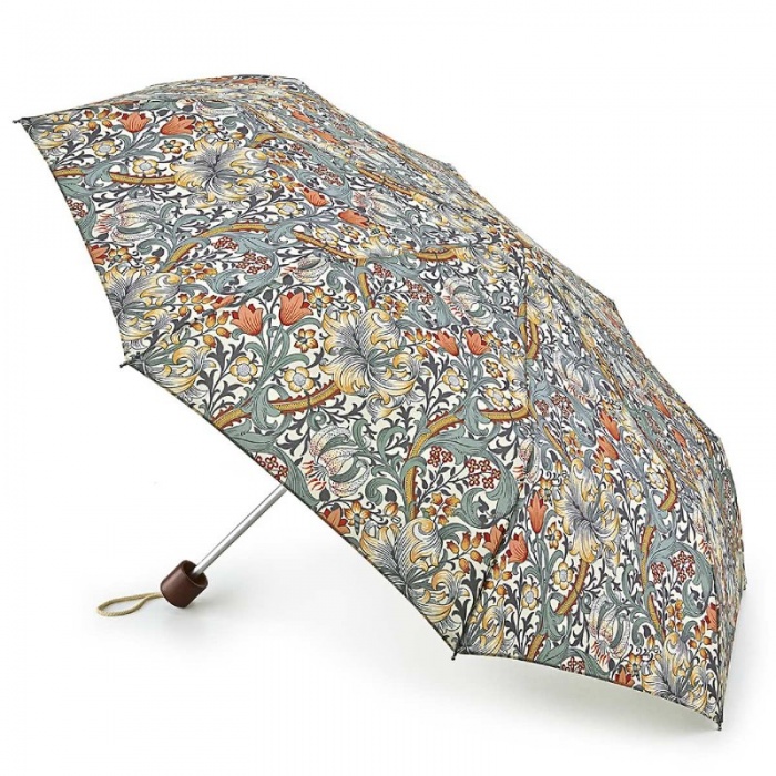 Fulton Minilite-2 Morris and Co. Compact UV Umbrella (Golden Lily Minor)