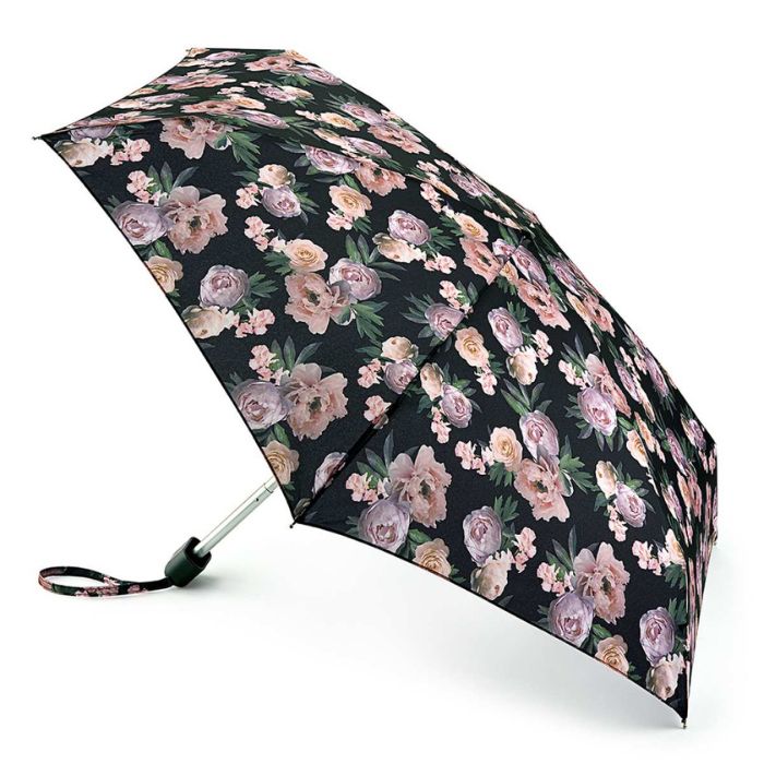 Fulton Tiny Rococo Rose Ultra-Compact Handbag Umbrella