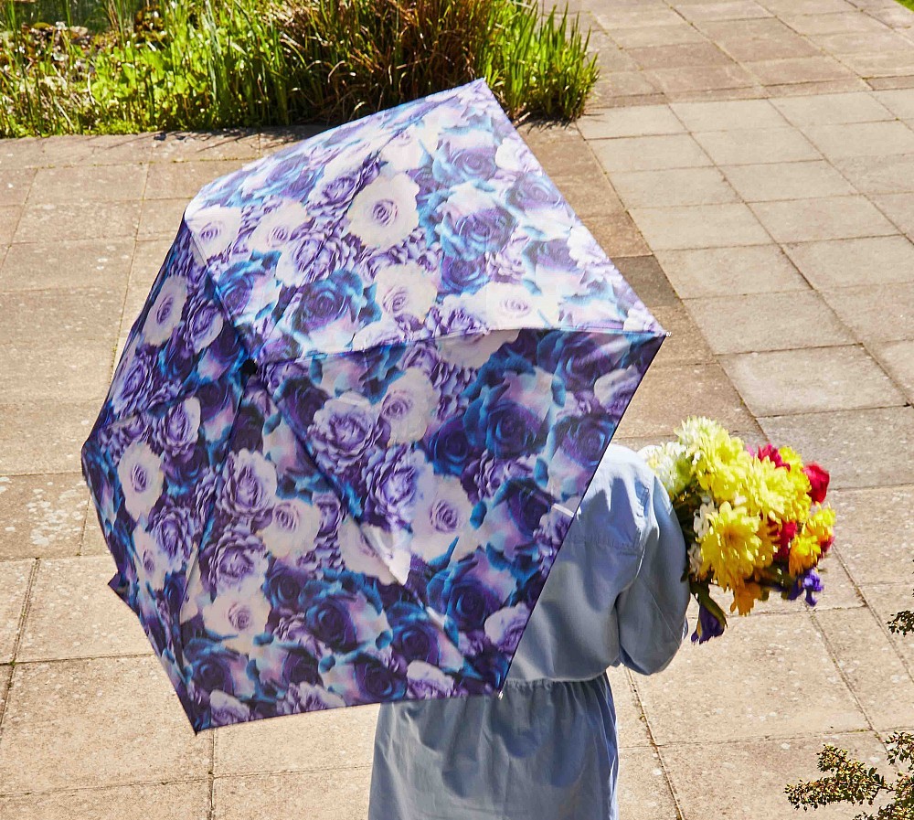Fulton natural bloom compact recycled umbrella