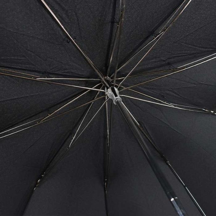 Fox Umbrellas TEL1 Maple Crook Handle Black Telescopic Umbrella