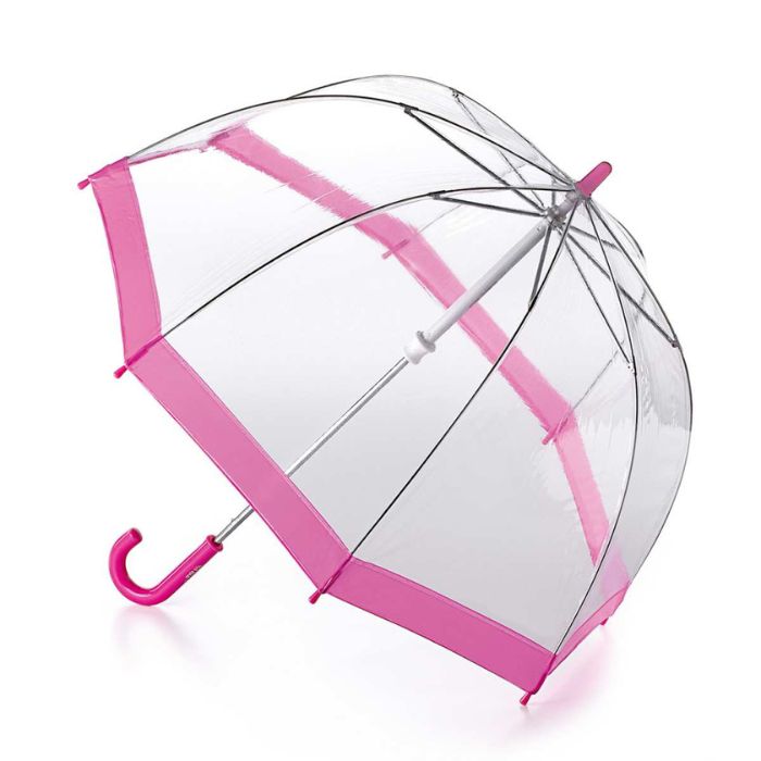 Fulton Funbrella Pink Children's Clear Dome Umbrella