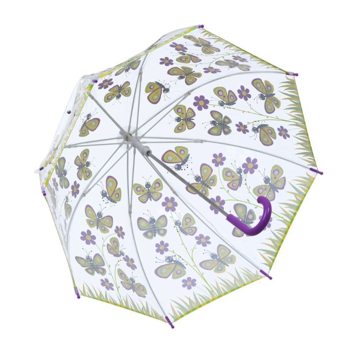 Soake Bugzz Kids' Clear Dome Butterfly Umbrella