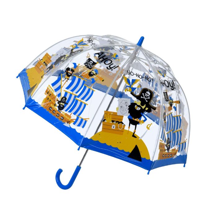 Soake Bugzz Kids' Clear Dome Pirate Umbrella