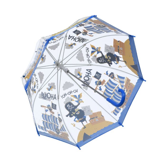 Soake Bugzz Kids' Clear Dome Pirate Umbrella
