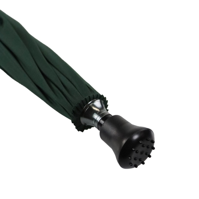 Crutch-Handle British Racing Green Adjustable Walking Stick Umbrella