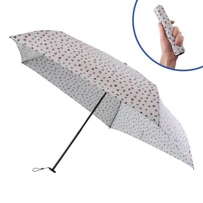 Fulton Aerolite Funky Leopard Lightweight Ladies' Small Umbrella