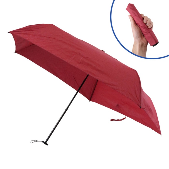 Fulton Aerolite Red Lightweight Ladies' Small Umbrella