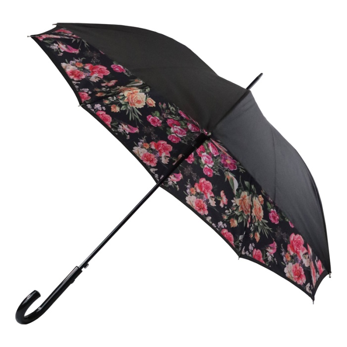 Fulton Bloomsbury English Garden Ladies' Automatic Walking Umbrella