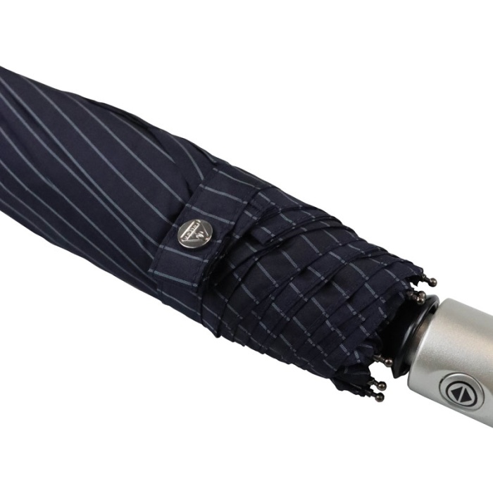 Fulton Chelsea City-Stripe Navy/Cloud Men's Auto Compact Umbrella