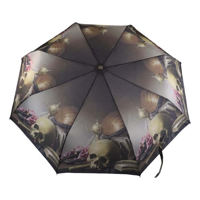 Fulton Minilite National Gallery Compact Foldable Umbrella ('Still Life' by Harmen Steenwyck)