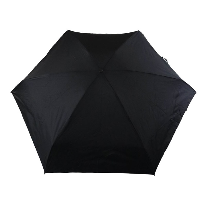 Fulton Soho Black Women's Lightweight Telescopic Folding Umbrella