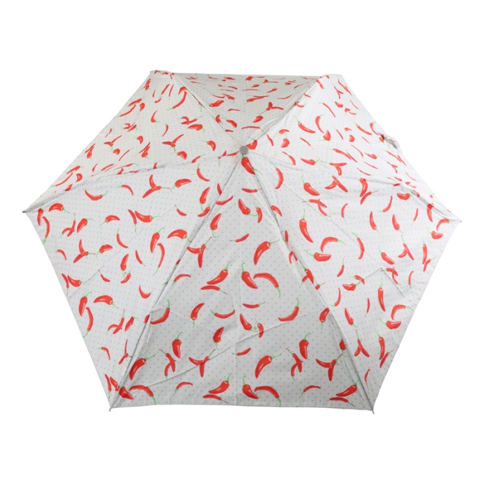 Fulton Superslim Hot Chillies Women's Lightweight Folding Umbrella