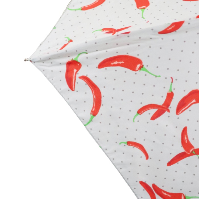 Fulton Superslim Hot Chillies Women's Lightweight Folding Umbrella