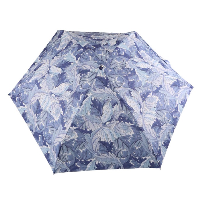 Fulton Tiny-2 Morris and Co. Compact UV Umbrella (Acanthus Woad)