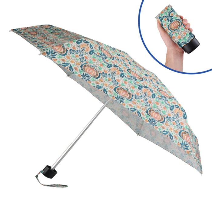 Fulton Tiny-2 Morris and Co. Compact UV Umbrella (Little Chintz)