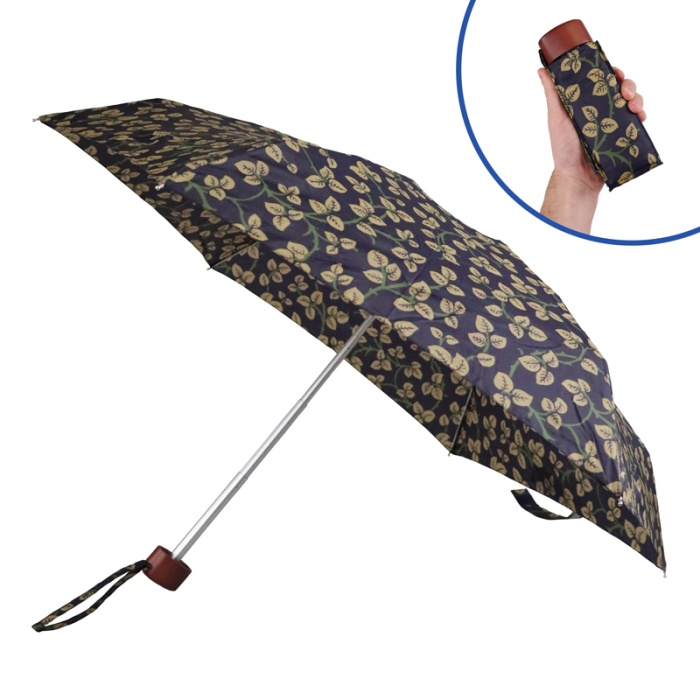 Fulton Tiny-2 Morris and Co. Compact UV Umbrella (Merton Leaf)