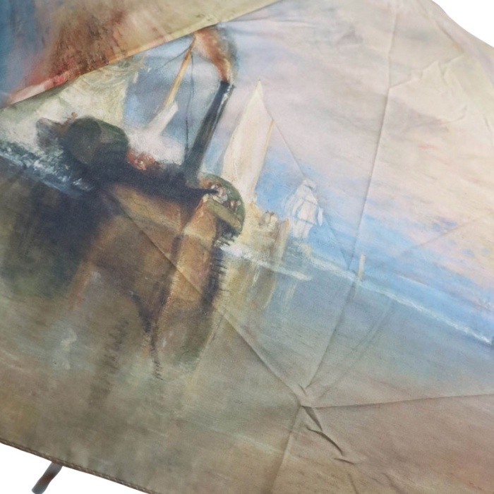 Fulton Tiny National Gallery Ultra-Compact Foldable Umbrella ('The Fighting Temeraire' by William Turner)