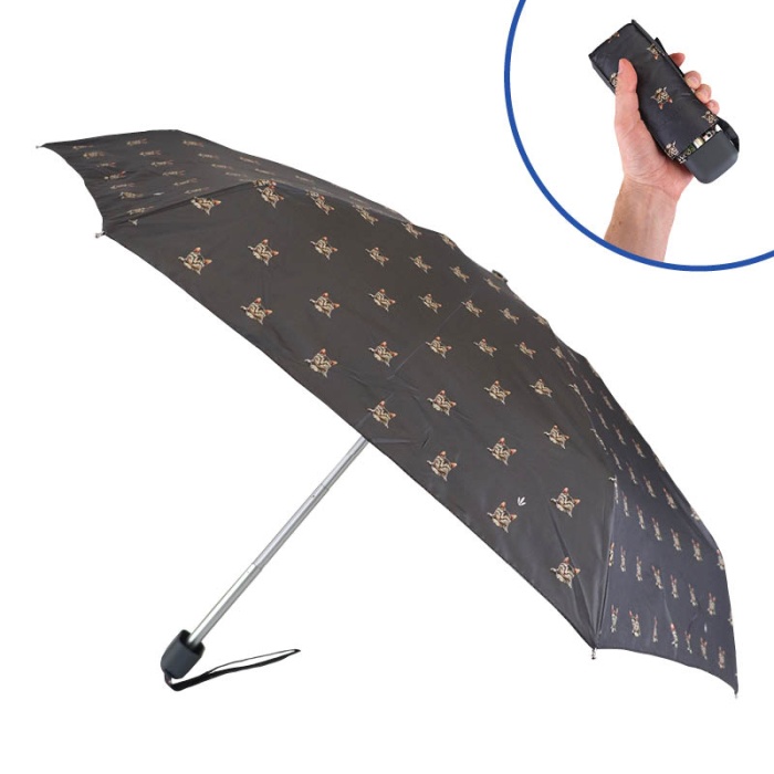 Fulton Tiny Meow Ultra-Compact Handbag Umbrella