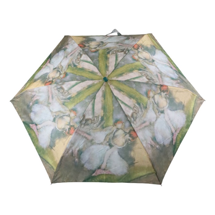 Fulton Tiny National Gallery Ultra-Compact Foldable Umbrella ('Ballet Dancers' by Edgar Degas)