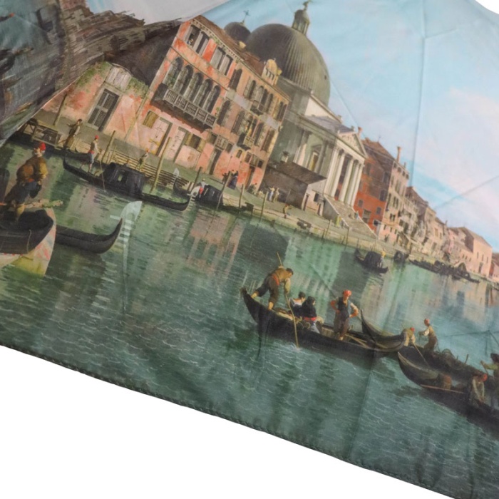 Fulton Tiny National Gallery Ultra-Compact Foldable Umbrella ('Venice: The Grand Canal' by Canaletto)